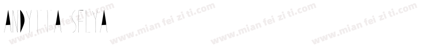 Andytta Selya字体转换